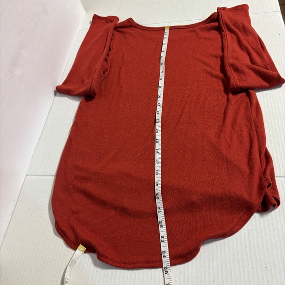 Old Navy Plush Knit Long Sleeve Tee Spice (Orange/Brown) Size XS NWT - Picture 7 of 9